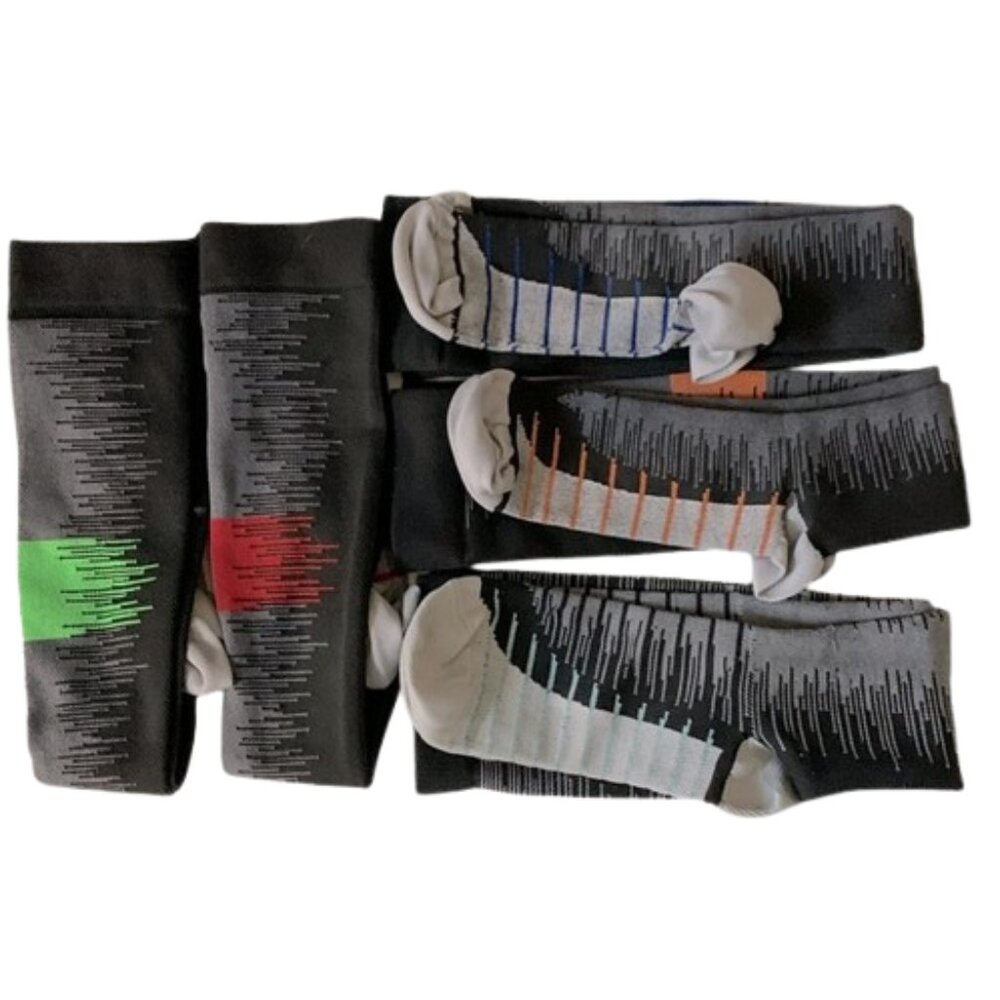 5 Pack Copper Compression Socks for Women and Men Circulation-Best Support - Picture 4 of 6